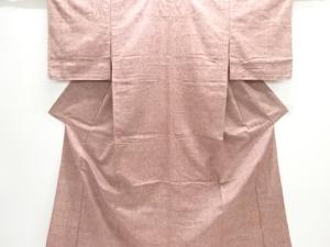 未使用品　手織り紬単衣着物